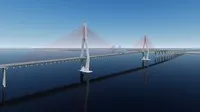 Phối cảnh cầu Cát Lái nối TP.HCM với Đồng Nai.