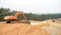 Hạng mục thi công Dự án đầu tư xây dựng Quốc lộ 15D đoạn qua xã Diên Sanh.