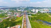 Đường Võ Chí Công cùng với cao tốc TP.HCM - Long Thành - Dầu Giây, không chỉ đóng vai trò huyết mạch giao thông mà còn mở ra dư địa phát triển mới cho cả vùng Đông thành phố. Ảnh: Minh Hiếu.