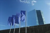 Trụ sở Ngân hàng Trung ương châu Âu (ECB) tại Frankfurt, Đức. Ảnh: THX/TTXVN