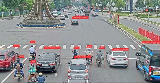 Camera AI của ELCOM đã được lắp đặt và triển khai trên nhiều tuyến đường nội đô và cao tốc tại Việt Nam. Ảnh: ELCOM
