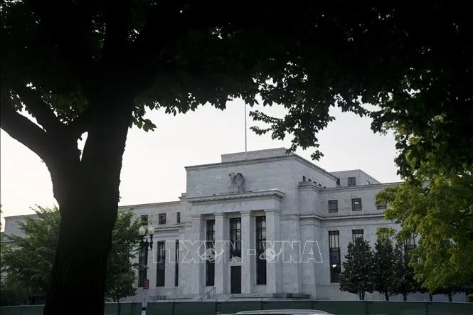 Trụ sở Cục Dự trữ Liên bang Mỹ tại Washington, D.C. Ảnh: THX/TTXVN