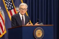 Chủ tịch Cục Dự trữ liên bang Mỹ (Fed) Jerome Powell. Ảnh: THX/TTXVN