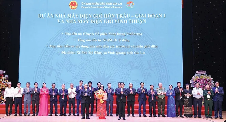 Hai dự án điện gió do CTCP Năng lượng VinEnergo làm chủ đầu tư là một trong các dự án tiêu biểu được tỉnh Gia Lai thu hút trong năm 2026 (Ảnh: P.V)