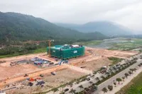 Một góc Khu đô thị mới Long Vân, nơi đang được triển khai thực hiện hàng loạt dự án từ trường học, bệnh viện, nhà ở xã hội... Ảnh: Thùy Trang.