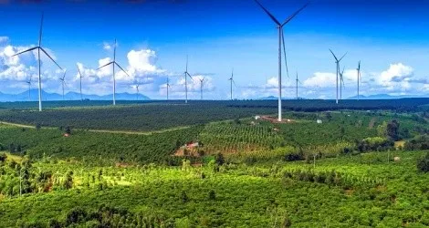 32 dự án điện gió sắp được tỉnh Gia Lai đưa ra đấu thầu lựa chọn nhà đầu tư chủ yếu tại các xã tại khu vực phía Tây. Ảnh minh họa. 