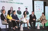 Các diễn giả chia sẻ góc nhìn tại Diễn đàn Quản trị công ty thường niên lần thứ 7.