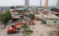 Hiện tại, riêng Hà Nội có 1.448 dự án đang thực hiện giải phóng mặt bằng. Ảnh: Việt Dương.