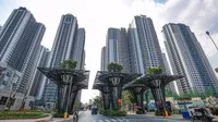 Nhiều khu trung tâm thương mại dịch vụ ở khu Ruby trong khu đô thị Goldmark City đã bị cắt nước trong nhiều ngày.