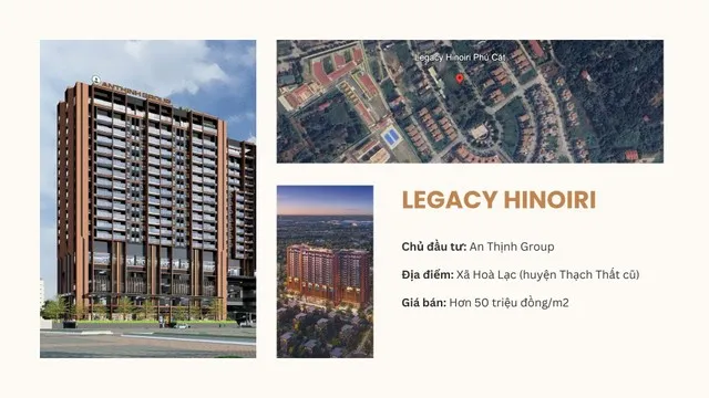 Legacy Hinoiri là một trong những dự án mới có giá "dễ thở" nhất.