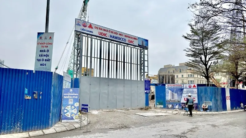 Dự án nhà ở xã hội N01 Hạ Đình. Ảnh: Thanh Vũ