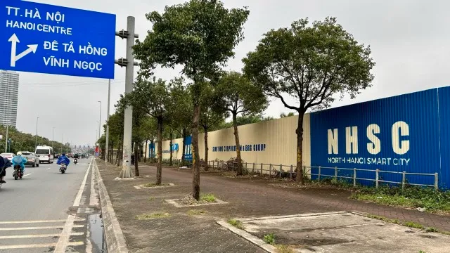 Các doanh nghiệp bất động sản lớn đều đã có sẵn quỹ đất đẹp tại Đông Anh. Ảnh: Thanh Vũ