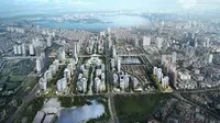 Phối cảnh khu đô thị Tây Hồ Tây.