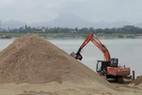 Hà Nội phê duyệt khu vực không đấu giá quyền khai thác khoáng sản tại 3 mỏ cát