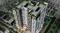 Phối cảnh dự án nhà ở xã hội Tân Lập.