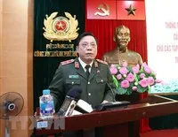 Trung tướng Nguyễn Hải Trung, Giám đốc Công an thành phố Hà Nội. (Ảnh: Phạm Kiên/TTXVN).