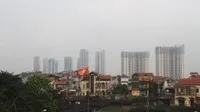 Các dự án nhà ở đang lan ra vùng ngoại vi theo vệt loang đô thị. Ảnh: Bình Minh.
