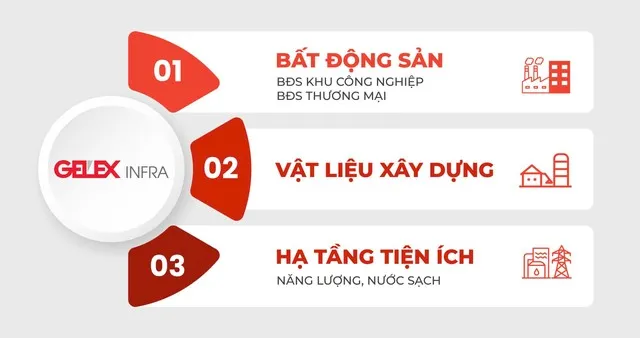 Những mảng kinh doanh chính của Hạ tầng GELEX.