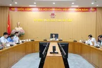 Bà Nguyễn Thị Nguyệt - Phó chủ tịch UBND tỉnh Hà Tĩnh chủ trì cuộc họp
