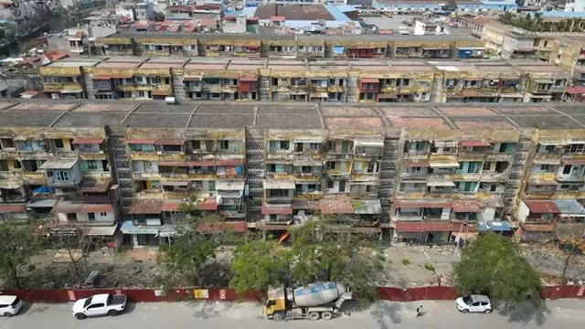 11 tòa chung cư cũ Vạn Mỹ đã được tháo dỡ để xây dựng hạ tầng và chỉnh trang đô thị ở Hải Phòng