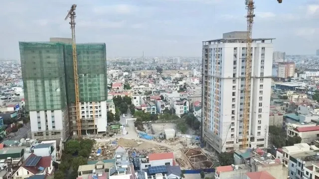 Dự án chung cư Tạ Quang Bửu (Tây Hải Phòng) đang được xây dựng
