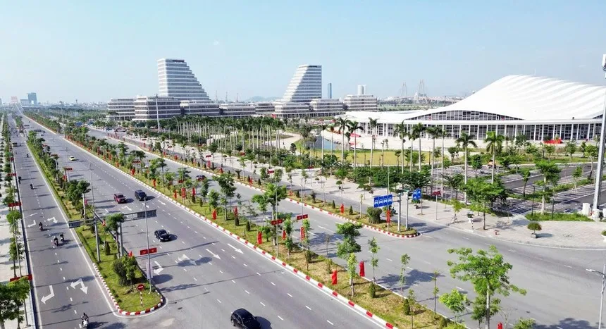 Khu vực phía bắc sông Cấm sẽ là “trái tim mới” của thành phố trong tương lai. Ảnh: Phan Tuấn