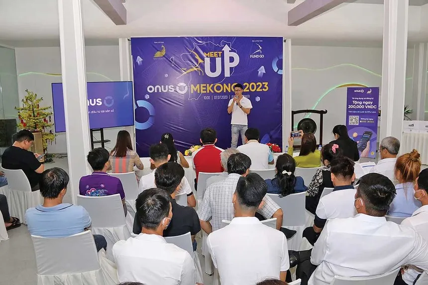 Một buổi kết nối người dùng và đối tác của ví điện tử ONUS tại khu vực Đồng bằng sông Cửu Long
