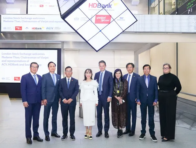 Lãnh đạo HDBank thăm và làm việc tại Sở Giao dịch Chứng khoán London