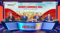 Đại diện Ban lãnh đạo HDBank tại Hội nghị Nhà đầu tư quý 3/2025