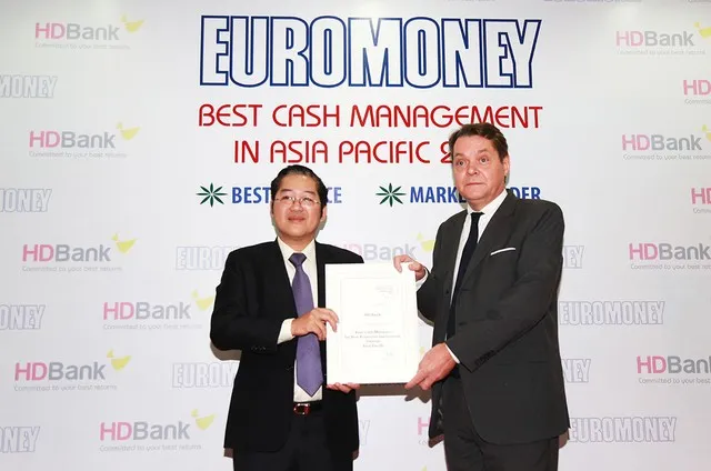 HDBank nhận giải Ngân hàng có dịch vụ quản lý tiền mặt tốt nhất năm 2018 ảnh 1