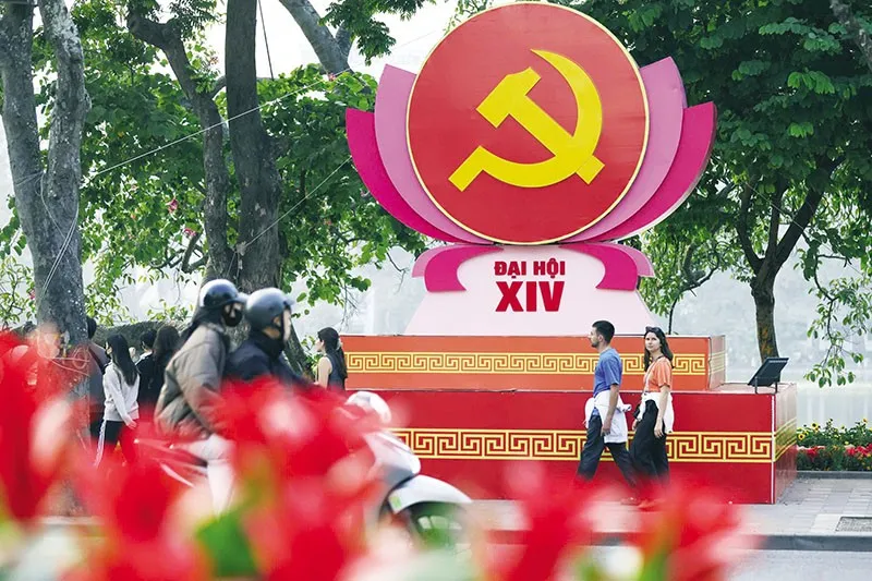 Nghị quyết Đại hội XIV của Đảng yêu cầu đẩy mạnh phát triển kinh tế thị trường định hướng xã hội chủ nghĩa hiện đại, hội nhập quốc tế, đáp ứng yêu cầu phát triển lực lượng sản xuất mới. Ảnh: Đức Thanh 