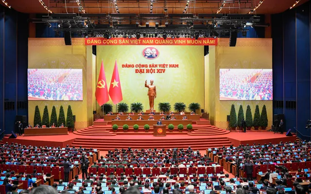 Toàn cảnh ngày làm việc thứ ba của Đại hội Đảng toàn quốc lần thứ XIV. Ảnh: Như Ý