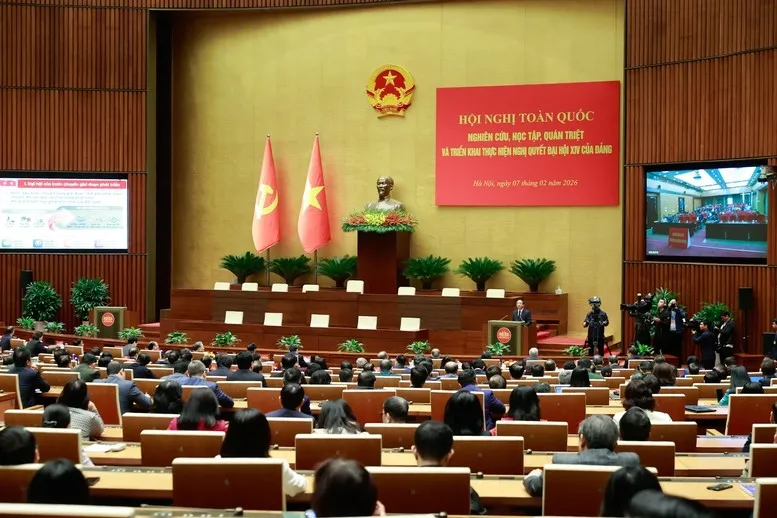 Ngày 7/2, Hội nghị toàn quốc nghiên cứu, học tập, quán triệt và triển khai thực hiện Nghị quyết Đại hội XIV của Đảng. 
