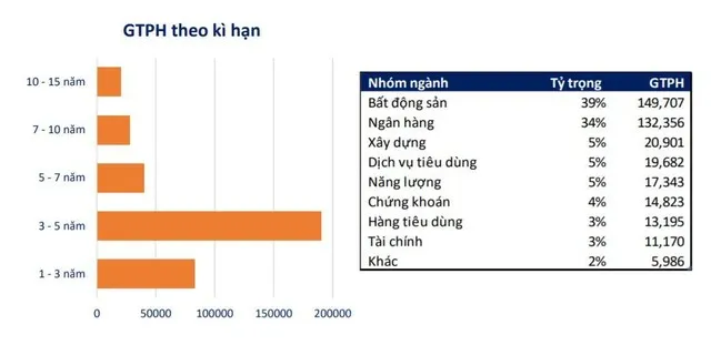 Kế hoạch phát hành trái phiếu năm 2021 của các nhóm ngành. Nguồn VBAM
