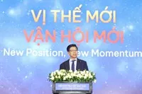 Ông Phạm Văn Hoành, Tổng Biên tập Báo Tài chính - Đầu tư phát biểu khai mạc diễn đàn. Ảnh: Lê Toàn