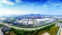 Việc sáp nhập địa giới hành chính mở ra không gian phát triển mới cho khu công nghiệp. Ảnh: Dũng Minh.