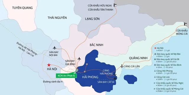 Khu công nghiệp An Phát 5 (Lương Điền – Ngọc Liên): Vị trí chiến lược, tâm điểm kết nối và logistics liên vùng.