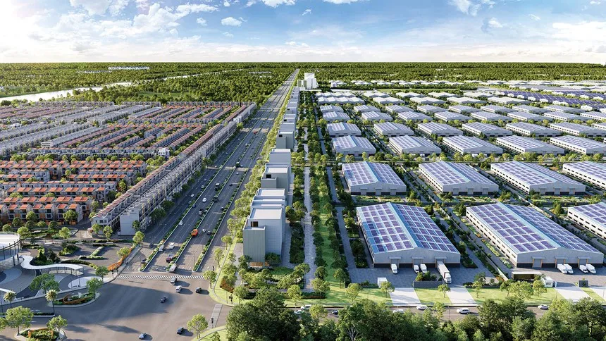 KCN Prodezi Long An được phát triển theo mô hình sinh thái