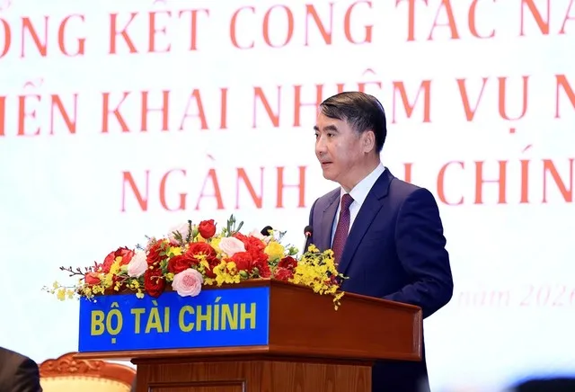 Ông Nguyễn Xuân Lưu - Phó Chủ tịch UBND TP. Hà Nội phát biểu tại Hội nghị tổng kết công tác năm 2025 và triển khai nhiệm vụ năm 2026 của ngành Tài chính. Ảnh: Đức Thanh.