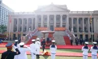 Lễ đón trọng thể Tổng Bí thư, Chủ tịch nước Tô Lâm thăm cấp Nhà nước Sri Lanka