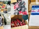 Tang vật bắt giữ tại cửa khẩu quốc tế Trà Lĩnh.