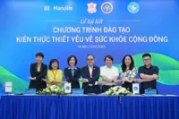 Sự hợp tác giữa Manulife Việt Nam và các cơ sở đào tạo chuyên môn y khoa góp phần giúp mang lại giá trị lâu dài cho người tham gia bảo hiểm. Ảnh: Hiền Hà.