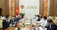 Toàn cảnh buổi làm việc của UBND tỉnh Hưng Yên và Hiệp hội Đầu tư Trung Quốc.