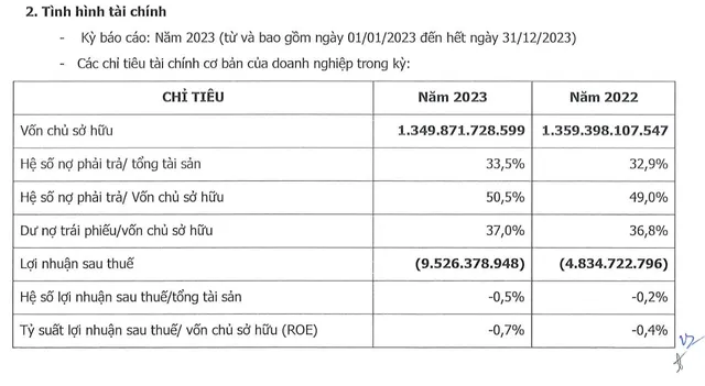 Thông tin tài chính được Horizon công bố