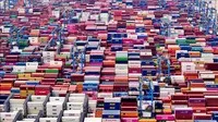 Cảng hàng hóa Thanh Đảo, tỉnh Sơn Đông, Trung Quốc. Ảnh minh họa: THX/TTXVN