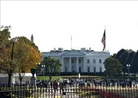 Nhà Trắng nhìn từ Công viên Lafayette ở thủ đô Washington D.C. Ảnh: Ngọc Quang/PV TTXVN tại Mỹ