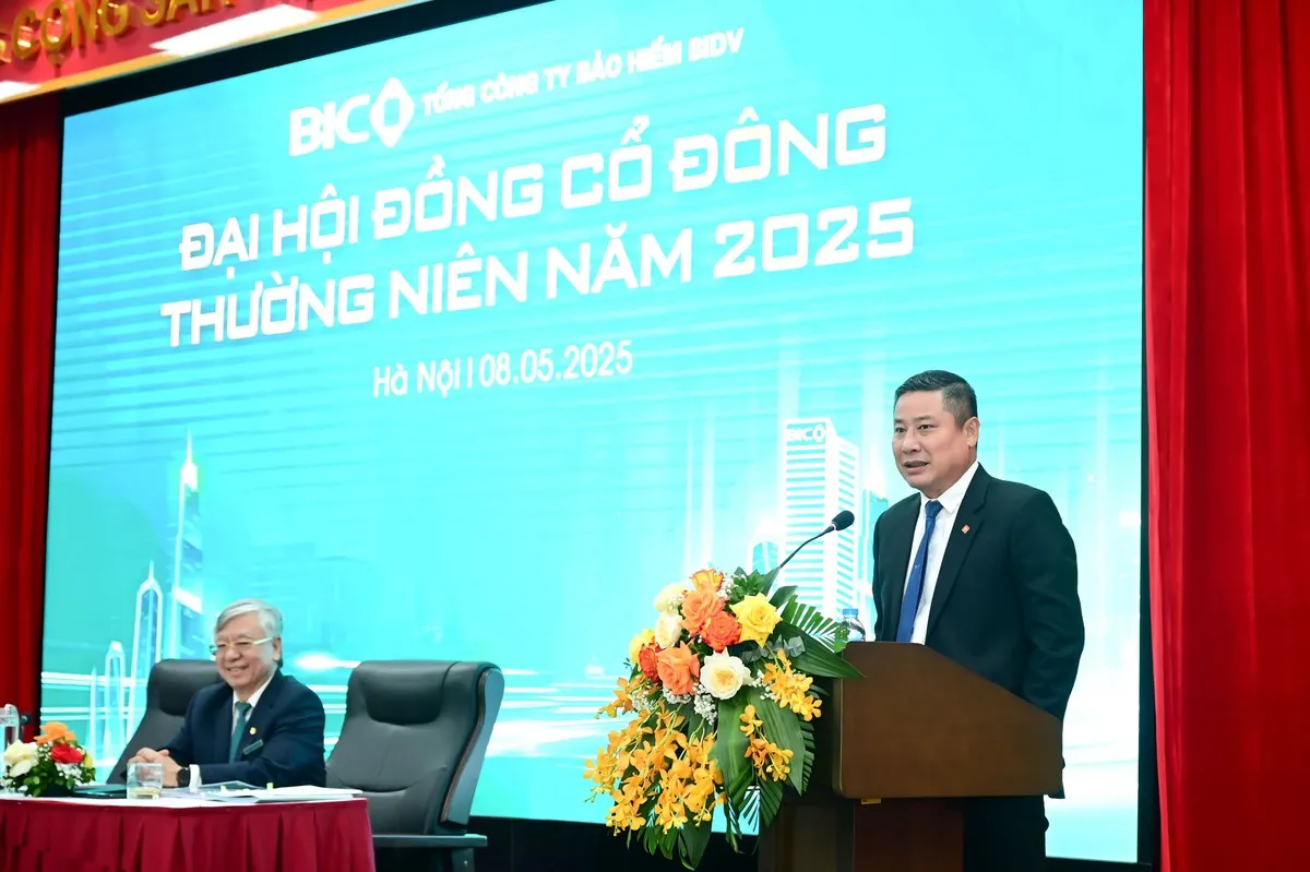 BIC đạt được những kết quả kinh doanh tích cực trong 05 năm qua theo báo cáo của Ông Trần Hoài An – UV HĐQT, Tổng Giám đốc BIC tại ĐHĐCĐ BIC 2025