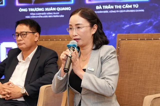 Bà Trần Thị Cẩm Tú, Tổng giám đốc Công ty CP Bất động sản Eximrs.