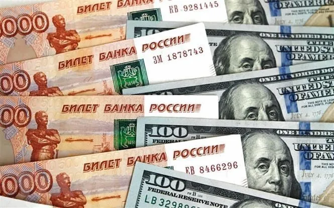 Nga: Dự trữ ngoại hối đạt mức cao kỷ lục 695,5 tỷ USD 