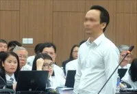Cựu Chủ tịch Tập đoàn FLC Trịnh Văn Quyết tại phiên tòa sơ thẩm hồi tháng 7/2024.
